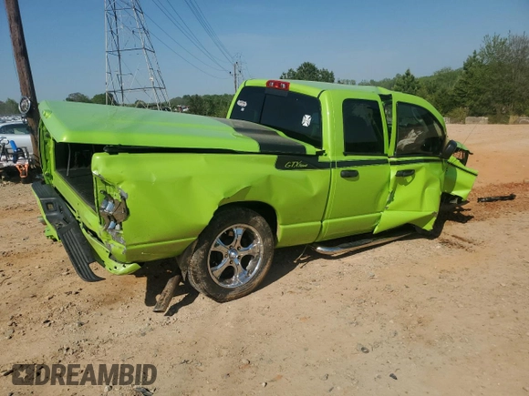 2005 Dodge 1500 SLT with VIN 1D7HA18D15S150472, listed as a Copart auction lot 53278505 with 109,457 mi miles and Salvage Title. Bid and sale history available at DreamBid. Image 3.