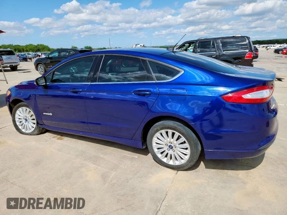 2013 Ford Fusion SE Hybrid with VIN 3FA6P0LU0DR273438, listed as a Copart auction lot 60033665 with 74,474 mi miles and Salvage title. Bid and sale history available at DreamBid. Image 2.