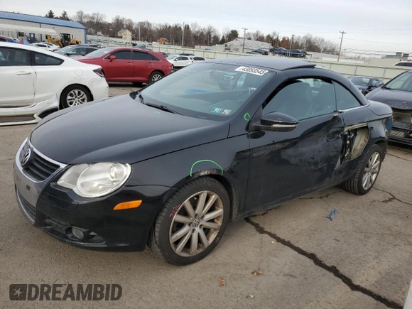 2011 Volkswagen Eos Komfort with VIN WVWBW7AH2BV003962, listed as a Copart auction lot 43893545 with 148,349 mi miles and Salvage Title. Bid and sale history available at DreamBid. Image 1.
