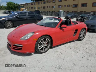 2014 Porsche Boxster with VIN WP0CA2A80EK120578, listed as a Copart auction lot 64597415 with 129,788 mi miles and Salvage title. Bid and sale history available at DreamBid. Image 1.