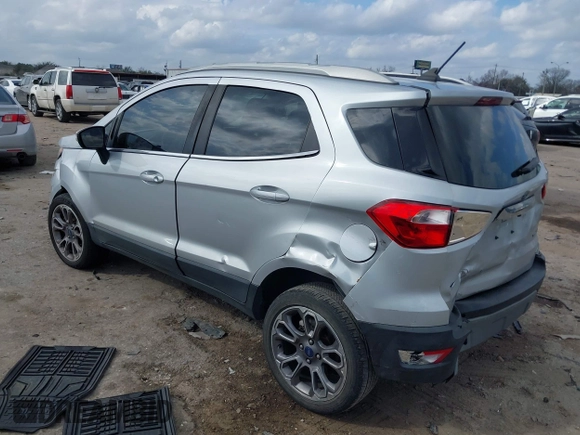 2019 Ford EcoSport Titanium with VIN MAJ6S3KL1KC267698, listed as a IAAI auction lot 41502722 with 83,673 mi miles and . Bid and sale history available at DreamBid. Image 3.
