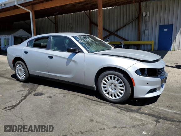 2019 Dodge Charger Police with VIN 2C3CDXKT4KH647831, listed as a Copart auction lot 61193225 with 35,515 mi miles and Clean title. Bid and sale history available at DreamBid. Image 4.