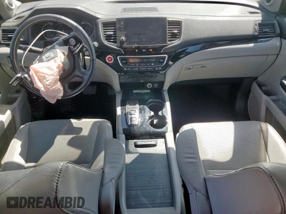 2019 Honda Pilot Elite with VIN 5FNYF6H09KB057259, listed as a Copart auction lot 56770835 with 74,492 mi miles and Salvage title. Bid and sale history available at DreamBid. Image 8.
