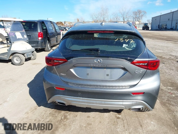 2018 Infiniti QX30 Luxury с VIN SJKCH5CR6JA054067, выставлен на аукционе IAAI как лот 41691347 с пробегом 120 453 миль миль и . История ставок и продаж доступна на DreamBid. Изображение 17.