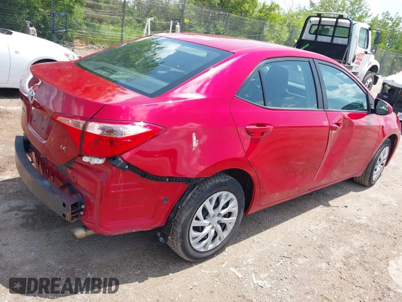 2018 Toyota Corolla L with VIN 2T1BURHE7JC105479, listed as a IAAI auction lot 42540566 with 67,487 mi miles and . Bid and sale history available at DreamBid. Image 4.