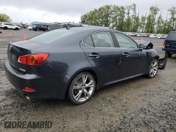 2010 Lexus IS 350 with VIN JTHBE5C2XA2017476, listed as a Copart auction lot 55047375 with 113,988 mi miles and Salvage Title. Bid and sale history available at DreamBid. Image 3.