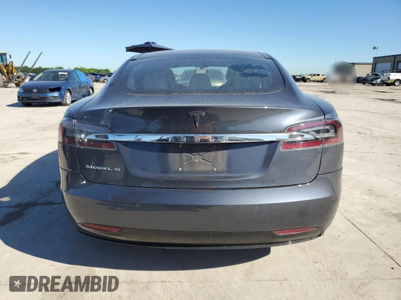 2017 Tesla Model S 60 with VIN 5YJSA1E14HF184188, listed as a Copart auction lot 55836495 with 94,623 mi miles and Salvage title. Bid and sale history available at DreamBid. Image 6.