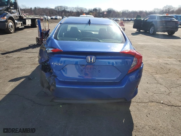 2018 Honda Civic Sedan EX with VIN 2HGFC2F71JH600865, listed as a Copart auction lot 52006645 with 118,613 mi miles and Salvage Title. Bid and sale history available at carsss.com. Image 6.