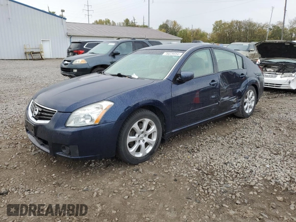 2007 Nissan Maxima 3.5 SE with VIN 1N4BA41E27C854557, listed as a Copart auction lot 76029554 with 106,727 mi miles and Salvage Title. Bid and sale history available at carsss.com. Image 1.