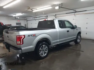 2017 Ford F-150 XL with VIN 1FTEX1EP7HFB64173, listed as a IAAI auction lot 41471112 with 65,277 mi miles and . Bid and sale history available at DreamBid. Image 4.