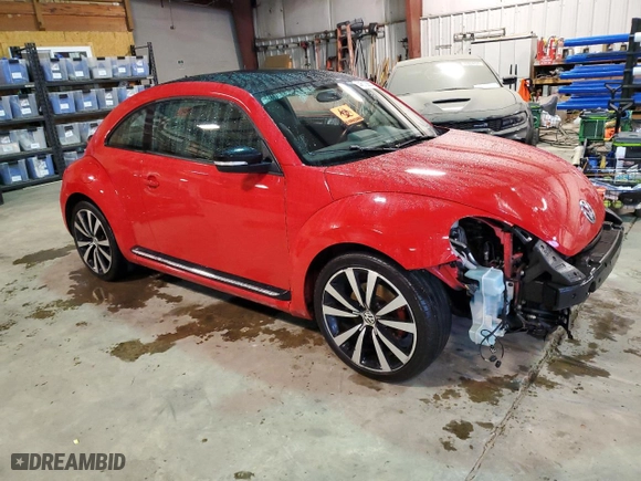 2012 Volkswagen Beetle 2.0T Turbo with VIN 3VW467AT7CM649844, listed as a Copart auction lot 44510205 with 140,411 mi miles and Salvage Title. Bid and sale history available at carsss.com. Image 4.