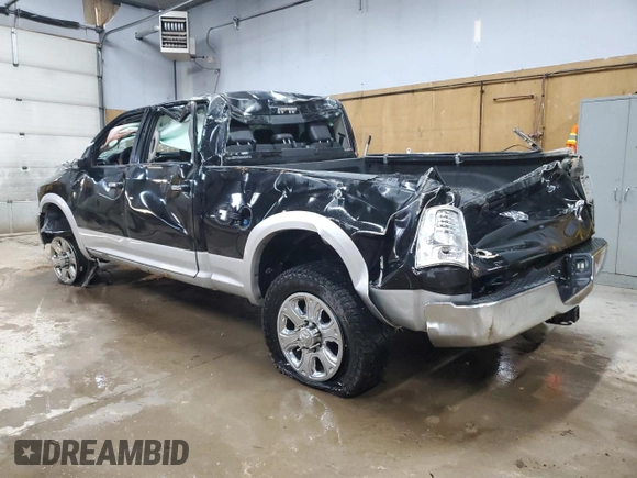 2013 Ram 2500 Laramie with VIN 3C6UR5FL4DG603614, listed as a Copart auction lot 51050045 with 254,541 mi miles and Clean title. Bid and sale history available at DreamBid. Image 2.