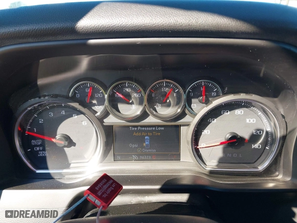 2019 Chevrolet Silverado 1500 LT with VIN 1GCPWCED3KZ426788, listed as a IAAI auction lot 41414325 with 96,373 mi miles. Bid and sale history available at carsss.com. Image 7.