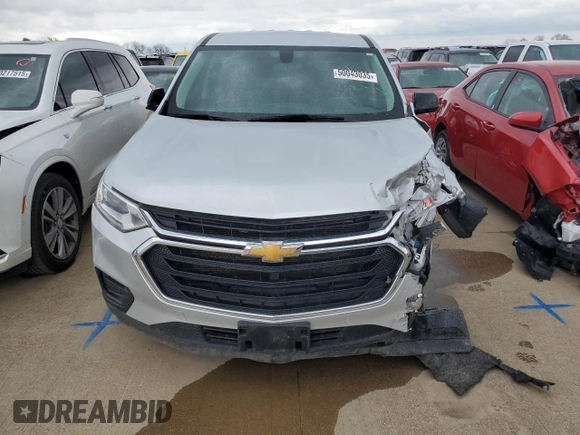 2020 Chevrolet Traverse LS with VIN 1GNERFKW4LJ297991, listed as a Copart auction lot 50043035 with 108,189 mi miles and Salvage Title. Bid and sale history available at carsss.com. Image 5.