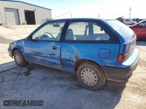 1993 Geo Metro z VIN 2C1MR2466P6765682, wystawiony jako Copart lot #44769555 z przebiegiem 145 065 mil mil oraz Szkody całkowita. Historia ofert i sprzedaży dostępna na DreamBid. Obrazek 2.