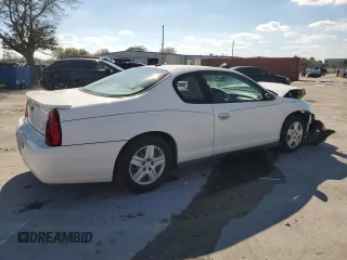 2006 Chevrolet Monte Carlo LS z VIN 2G1WJ15K569308893, wystawiony jako Copart lot #46999505 z przebiegiem 117 604 mil mil oraz Szkoda całkowita • Salvage title. Historia ofert i sprzedaży dostępna na DreamBid. Obrazek 3.