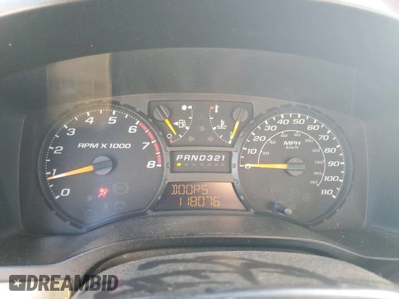 2007 Chevrolet Colorado 1LT with VIN 1GCCS19EX78199517, listed as a Copart auction lot 76084314 with 118,076 mi miles and Salvage Title. Bid and sale history available at DreamBid. Image 9.