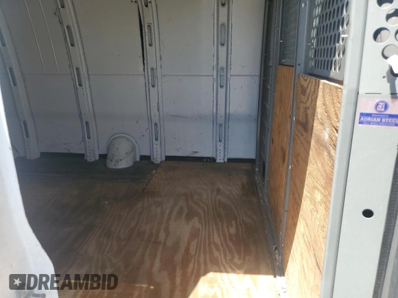 2011 Chevrolet Express Cargo with VIN 1GCWGGCA1B1130496, listed as a Copart auction lot 55515135 with 212,589 mi miles and Salvage title. Bid and sale history available at DreamBid. Image 11.