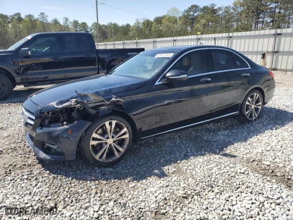 2015 Mercedes-Benz C-Class C 300 with VIN 55SWF4JB2FU073377, listed as a Copart auction lot 50400265 with 111,832 mi miles and Salvage Title. Bid and sale history available at carsss.com. Image 1.