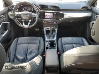 2020 Audi Q3 Premium with VIN WA1AECF38L1024869, listed as a Copart auction lot 46295685 with 124,720 mi miles and Salvage Title. Bid and sale history available at carsss.com. Image 8.
