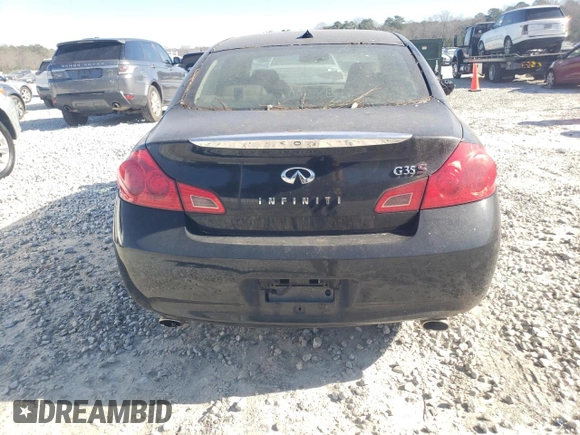 2008 Infiniti G35 with VIN JNKBV61E78M208502, listed as a Copart auction lot 86356974 with Not Provided miles and Clean Title. Bid and sale history available at DreamBid. Image 6.
