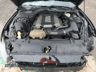 2017 Ford Mustang GT with VIN 1FA6P8CF8H5343017, listed as a Copart auction lot 71477464 with 86,846 mi miles and Salvage title. Bid and sale history available at DreamBid. Image 12.