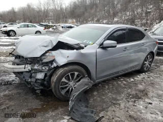 2016 Acura TLX Tech with VIN 19UUB1F53GA000486, listed as a Copart auction lot 44997725 with 0 mi miles and Salvage Title. Bid and sale history available at carsss.com. Image 1.