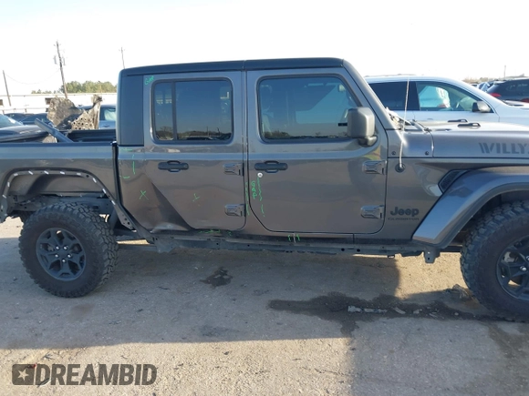 2022 Jeep Gladiator Texas Trail with VIN 1C6HJTAG7NL151184, listed as a IAAI auction lot 41614573 with 50,169 mi miles. Bid and sale history available at carsss.com. Image 13.