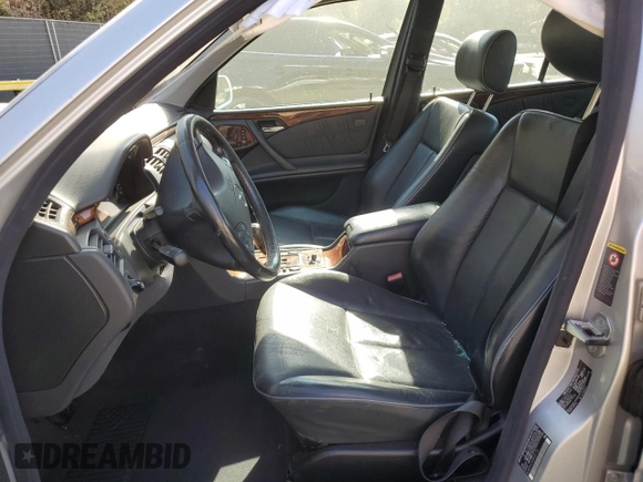 2002 Mercedes-Benz E 320 with VIN WDBJF65J02B485124, listed as a Copart auction lot 49955445 with Not Provided miles and Non Repairable. Bid and sale history available at DreamBid. Image 7.