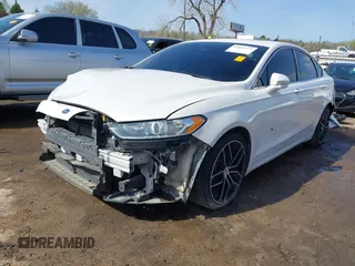 2014 Ford Fusion Titanium with VIN 3FA6P0K9XER201225, listed as a IAAI auction lot 41895572 with 108,510 mi miles. Bid and sale history available at carsss.com. Image 18.