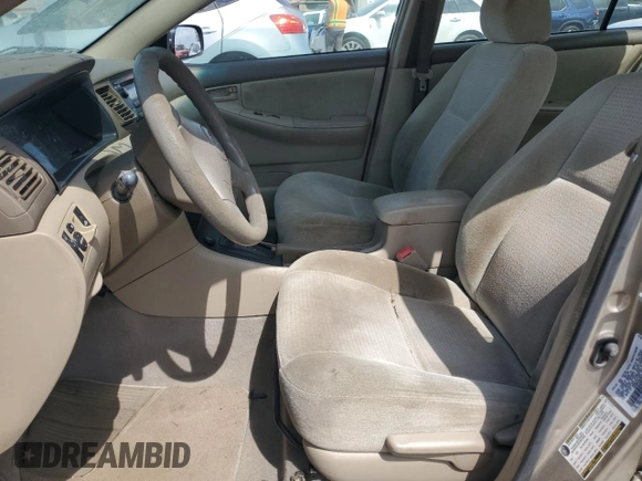 2006 Toyota Corolla CE with VIN 1NXBR32E06Z746664, listed as a Copart auction lot 53706325 with Not Provided miles and Salvage Title. Bid and sale history available at DreamBid. Image 7.