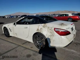 2015 Mercedes-Benz SL-Class SL 550 with VIN WDDJK7DA9FF033102, listed as a Copart auction lot 87825645 with 28,282 mi miles and Salvage Title. Bid and sale history available at carsss.com. Image 2.