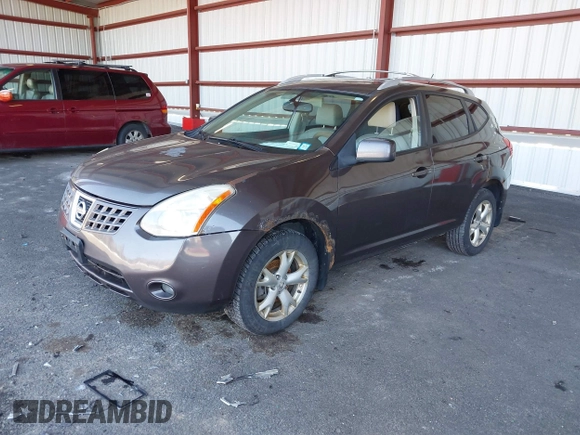 2008 Nissan Rogue SL with VIN JN8AS58V58W118893, listed as a IAAI auction lot 41754224 with 238,968 mi miles and . Bid and sale history available at DreamBid. Image 2.