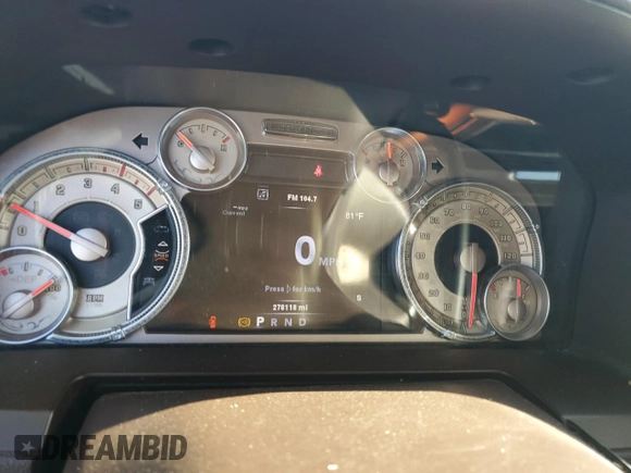 2014 Ram 2500 Longhorn с VIN 3C6UR5GL8EG233896, выставлен на аукционе Copart как лот 60556955 с пробегом 278 118 миль миль и Списание • Salvage title. История ставок и продаж доступна на DreamBid. Изображение 9.