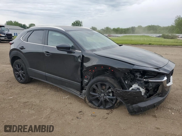 2024 Mazda CX-30 S Select Sport with VIN 3MVDMBBM4RM629755, listed as a Copart auction lot 58960145 with 21,649 mi miles and Salvage title. Bid and sale history available at DreamBid. Image 4.