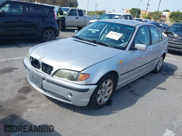 2002 BMW 3 Series 325i with VIN WBAET37492NG83135, listed as a IAAI auction lot 42028502 with 184,216 mi miles. Bid and sale history available at carsss.com. Image 17.