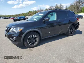 2020 Nissan Pathfinder SV with VIN 5N1DR2BM0LC621000, listed as a Copart auction lot 58462665 with 51,647 mi miles and Salvage title. Bid and sale history available at DreamBid. Image 1.