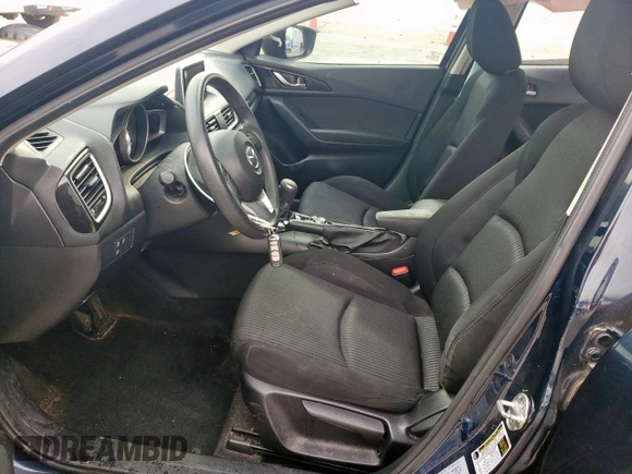 2016 Mazda 3 i Sport with VIN JM1BM1U77G1325615, listed as a Copart auction lot 54782155 with 112,750 mi miles and Salvage Title. Bid and sale history available at DreamBid. Image 7.