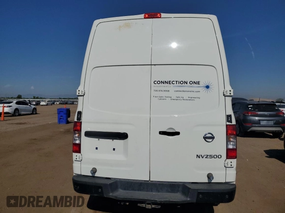 2021 Nissan NV S with VIN 1N6AF0LY2MN801216, listed as a Copart auction lot 62350985 with 61,591 mi miles and Salvage title. Bid and sale history available at DreamBid. Image 6.