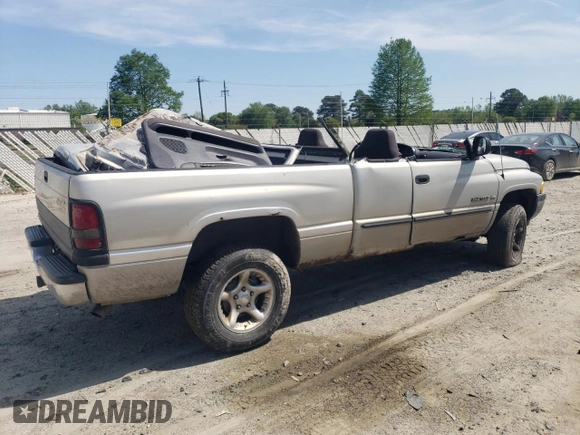 2000 Dodge 1500 z VIN 3B7HF12Z8YG160976, wystawiony jako Copart lot #55044765 z przebiegiem 362 570 mil mil oraz Szkoda całkowita • Salvage title. Historia ofert i sprzedaży dostępna na DreamBid. Obrazek 3.