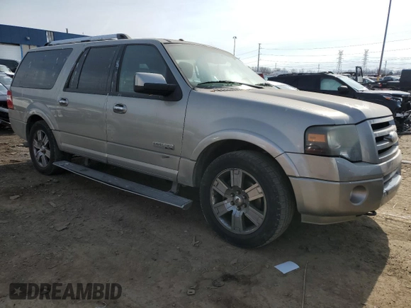 2008 Ford Expedition Max Limited with VIN 1FMFK20518LA24048, listed as a Copart auction lot 47256665 with 208,527 mi miles and Clean title. Bid and sale history available at DreamBid. Image 4.