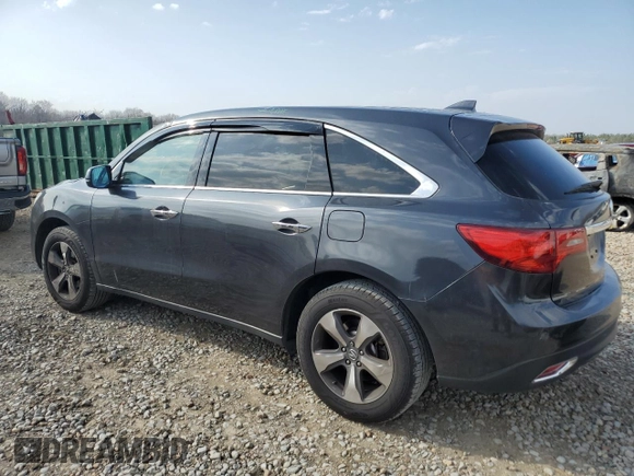 2016 Acura MDX with VIN 5FRYD3H24GB008286, listed as a Copart auction lot 49117595 with 97,415 mi miles and Salvage Title. Bid and sale history available at carsss.com. Image 2.