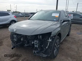 2024 Audi Q5 S line Premium with VIN WA1GAAFY1R2000549, listed as a IAAI auction lot 41368062 with 17,377 mi miles. Bid and sale history available at carsss.com. Image 2.