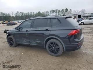 2022 Volkswagen Tiguan SE R-Line Black with VIN 3VVCB7AX1NM033977, listed as a Copart auction lot 45937695 with 48,198 mi miles and Salvage Title. Bid and sale history available at carsss.com. Image 2.