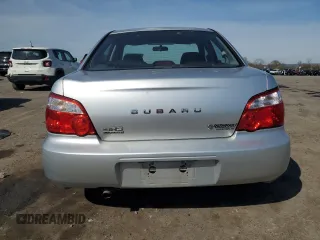 2005 Subaru Impreza Sedan (Natl) RS with VIN JF1GD67595H508585, listed as a Copart auction lot 53681065 with 125,931 mi miles and Salvage Title. Bid and sale history available at carsss.com. Image 6.