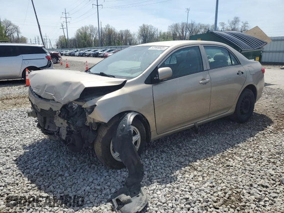 2010 Toyota Corolla with VIN 1NXBU4EEXAZ324233, listed as a Copart auction lot 53998685 with 0 mi miles and Salvage Title. Bid and sale history available at carsss.com. Image 1.