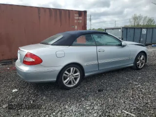 2006 Mercedes-Benz CLK 350 with VIN WDBTK56G66T060332, listed as a Copart auction lot 50425345 with 158,647 mi miles and Salvage title. Bid and sale history available at DreamBid. Image 3.