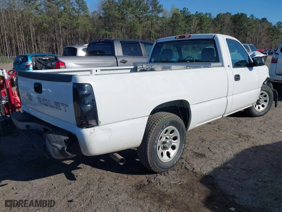2005 Chevrolet Silverado 1500 Work Truck with VIN 1GCEC14X85Z237025, listed as a IAAI auction lot 41846828 with 101,102 mi miles. Bid and sale history available at carsss.com. Image 4.