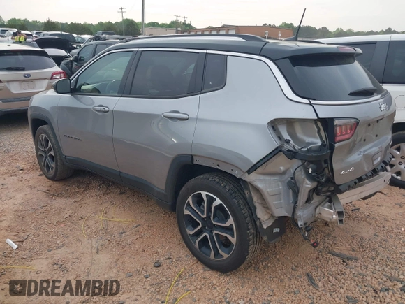 2022 Jeep Compass High Altitude with VIN 3C4NJDCB7NT126888, listed as a IAAI auction lot 42016938 with 46,924 mi miles and . Bid and sale history available at carsss.com. Image 3.