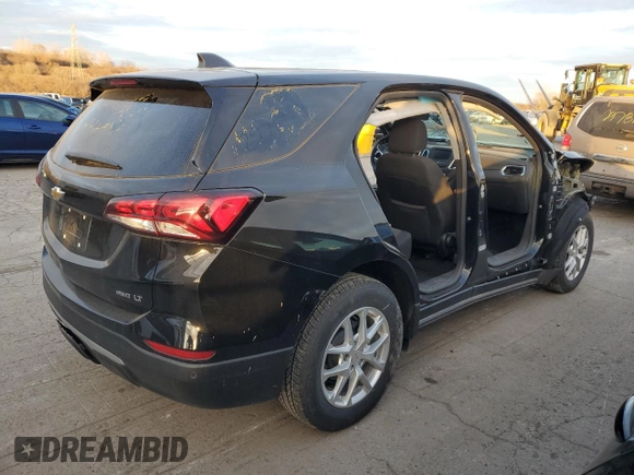 2024 Chevrolet Equinox LT with VIN 3GNAXUEG2RL357362, listed as a Copart auction lot 83815314 with 0 mi miles and Non Repairable. Bid and sale history available at carsss.com. Image 3.